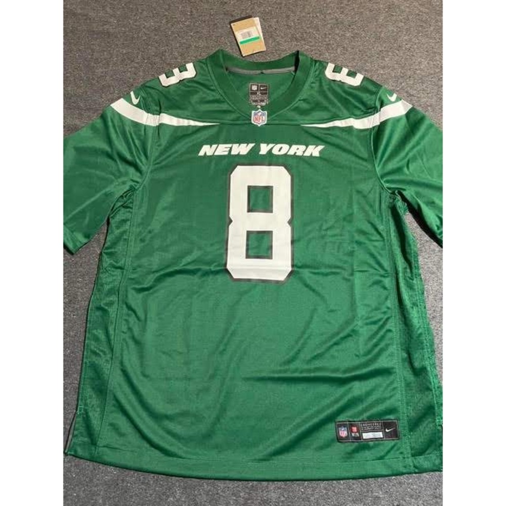 Aaron Rodgers #8 New York Jets Nike Authentic On Field Jersey XL